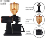 Jiqi Electric Conical Espresso Coffee Bean burr Grinder (Home use-compact size)
